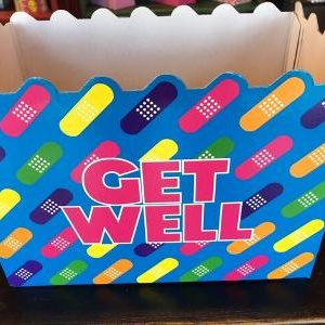 Get Well Soon Blue Band Aids